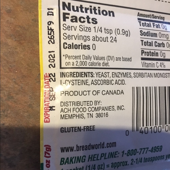 Fleischmann's Pizza Crust Yeast - Picture 2 of 3